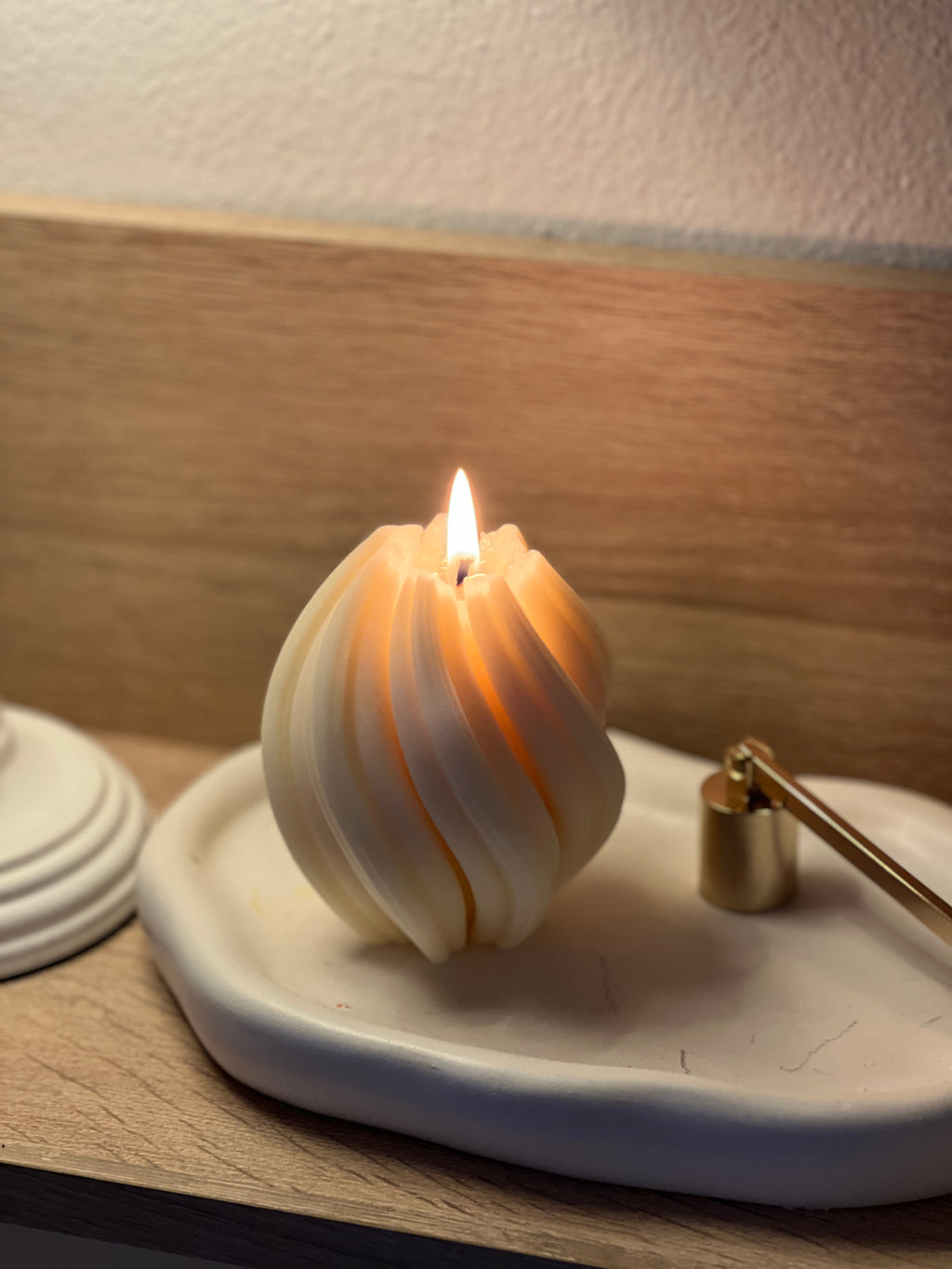 Swirl Kerze (Größe S)